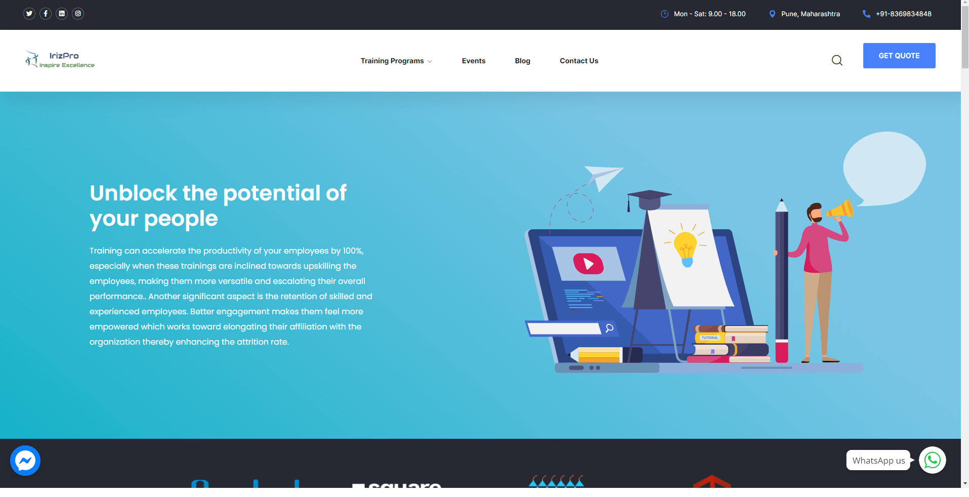 Education Consultant WordPress Website